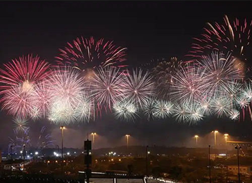 同仁市焰火晚会